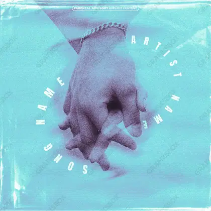 Portada de álbum prediseñada «Date» — un motivo con carácter propio, en una gama azul