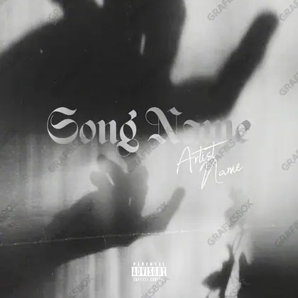 Premade album cover “Memento” — a frame that refuses to sit in one category in a monochrome palette