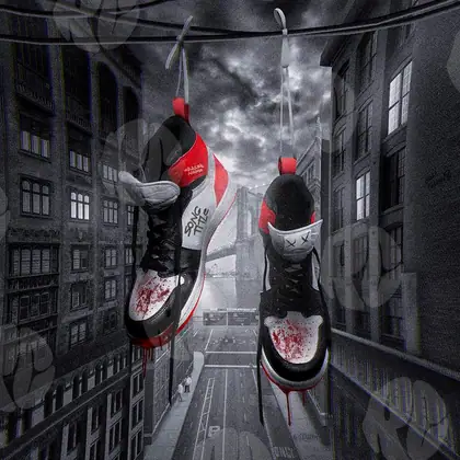 Обложка для трека «Bloody sneakers»