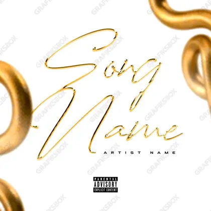 Portada de álbum prediseñada «Goldboy» — un motivo con carácter propio, en matices anaranjados