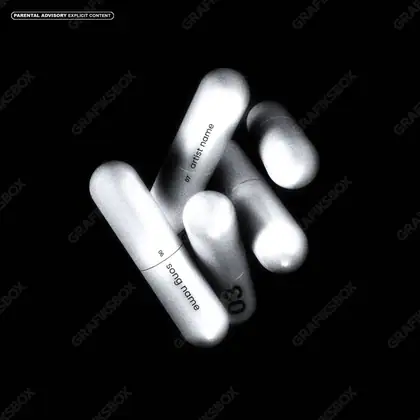 Обложка для песни «Dose» — в чёрно-белом