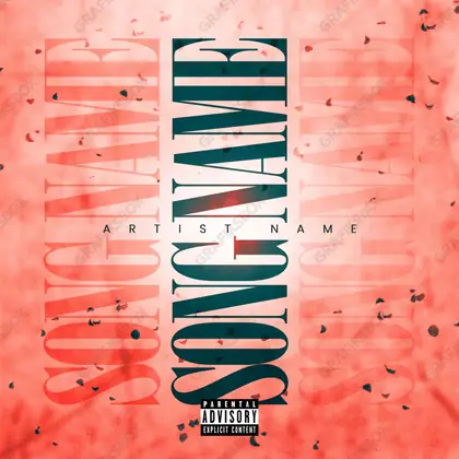 Купить обложку для трека «Remnants» — в красных тонах