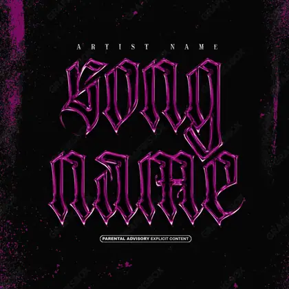 Portada de álbum prediseñada «Avril» — una idea visual original sin equivalente cercano en el catálogo, en una gama rosa
