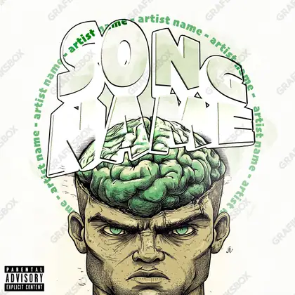 Купить обложку для трека «War Brain» — в золотых тонах