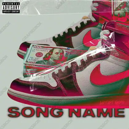 Обложка для трека «Last Jordan» — в красных тонах