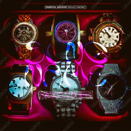 Купить обложку для трека «Time Collection» — в красных тонах