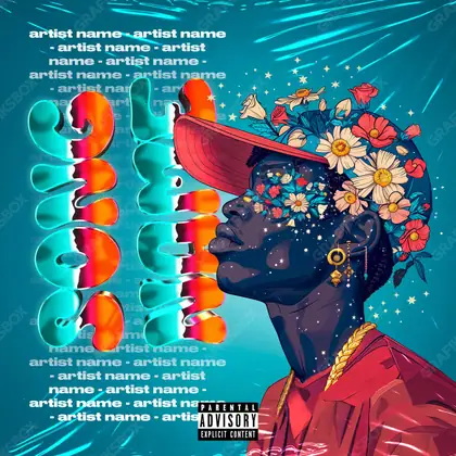 Обложка для трека «Peace Mind» — в синих тонах