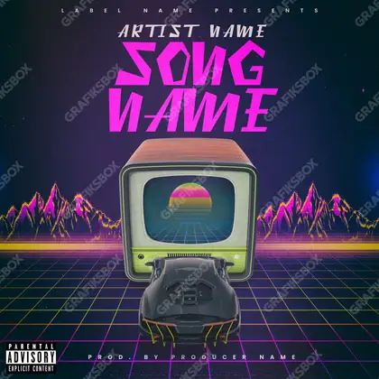 Купить обложку для трека «Vaporwave» — в розовых тонах