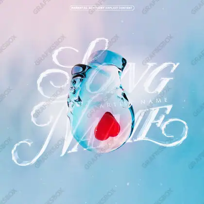 Обложка для трека «Confused» — в синих тонах