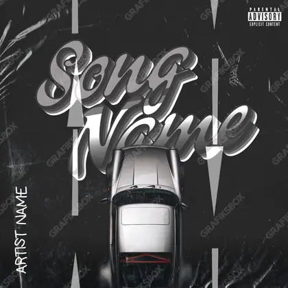 Готовая обложка для трека «Way» — в чёрно-белом