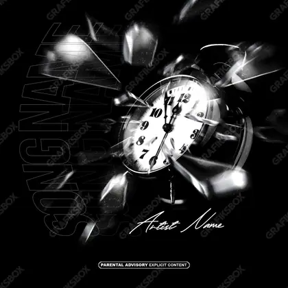 Обложка для трека «The Hour» — в чёрно-белом