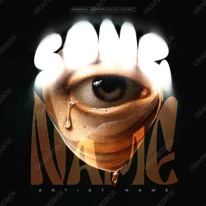 Portada de álbum prediseñada «My Sad Art» — una toma silenciosa sobre marcharse y las habitaciones vacías, en matices anaranjados