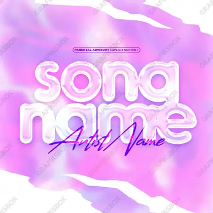 Portada de álbum prediseñada «Shampoo» — una idea visual original sin equivalente cercano en el catálogo, en matices rosados