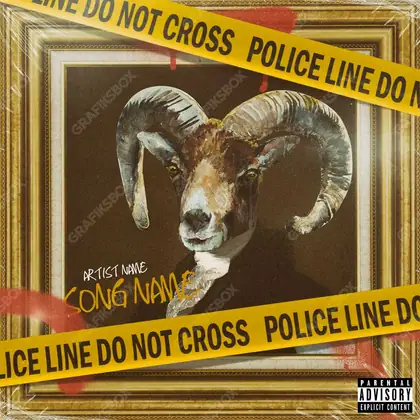 Обложка для песни «The 1st GOAT» — в оранжевых тонах