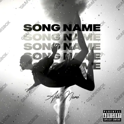 Premade album cover “Flota” — a frame that refuses to sit in one category in a black and white palette