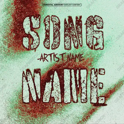 Premade album cover “Metalico” — a frame that refuses to sit in one category in green shades