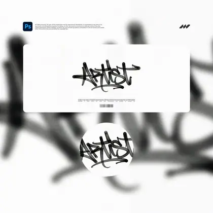 Оформление группы «Graffiti Style» — баннер и аватар для ВК и YouTube