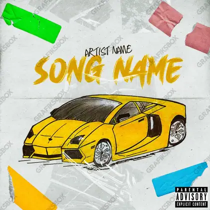 Купить обложку для трека «Kid Lambo» — в золотых тонах