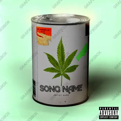 Обложка для песни «Weed Can» — в зелёных тонах