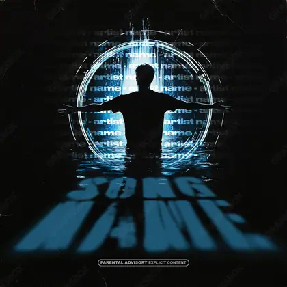 Обложка для песни «Sewer» — в синих тонах