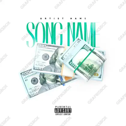 Portada de álbum prediseñada «Pay Now» — un motivo con carácter propio, en una gama azul