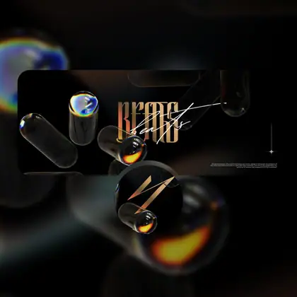Оформление группы «Glass Design» — баннер и аватар для ВК и YouTube