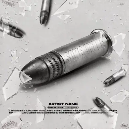 Обложка для песни «Black Abstract»: абстрактная графика; палитра — чёрно-белая