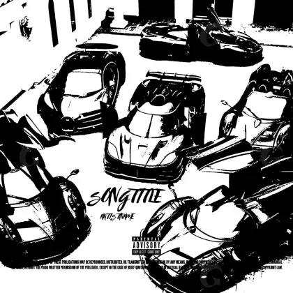 Album cover art “Black Car”: car, black and white tones
