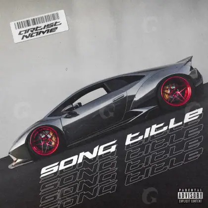 Album cover art “Black Car”: car, black and white tones