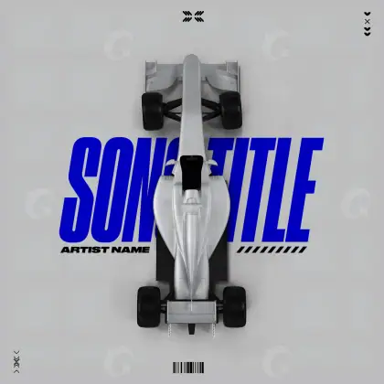 Music cover artwork “Black Car”: car, black and white tones