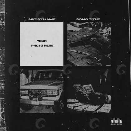 Portada para canción «Black Car»: coche; color blanco y negro