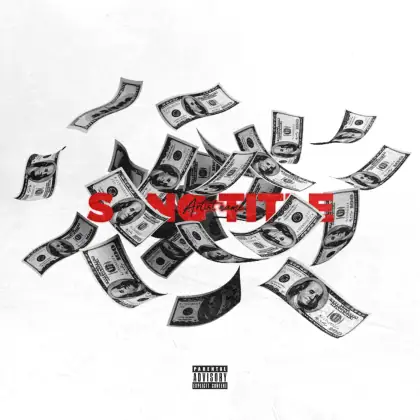 Album cover art “Black Cash”: cash, black and white tones