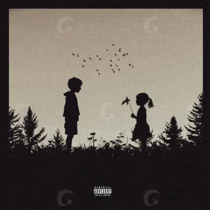 Обложка для альбома «Black Child»: ребёнок и дерево; палитра — чёрно-белая