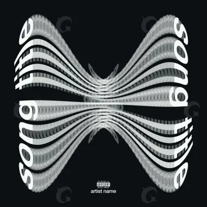 Portada para canción «Black Circle»: círculo; color blanco y negro