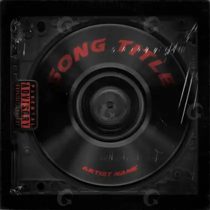 Music cover artwork “Black Circle”: circle, black and white tones