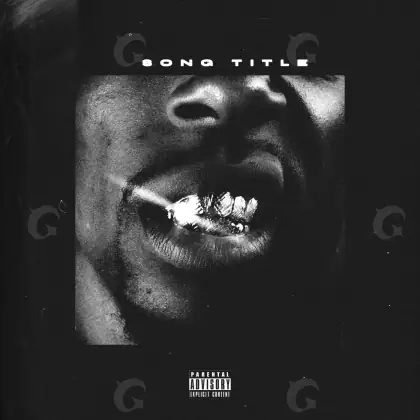 Portada para canción «Black Face»: rostro; color blanco y negro
