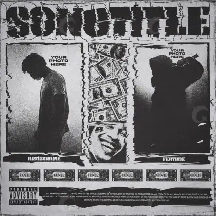 Album cover art “Black Figure”: figure, black and white tones