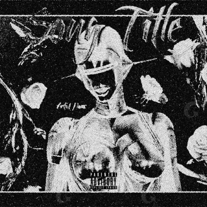 Обложка для альбома «Black Figure»: фигура; палитра — чёрно-белая