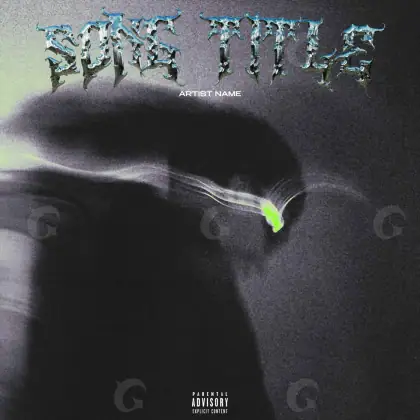 Portada para canción «Black Figure»: figura; color blanco y negro