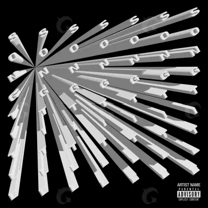 Portada para canción «Black Flower»: flor; color blanco y negro