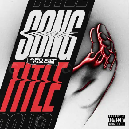 Portada para canción «Black Hand»: mano; color blanco y negro