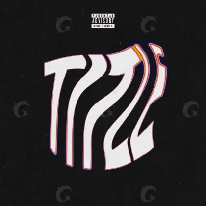 Music cover artwork “Black Lettering”: lettering, black and white tones