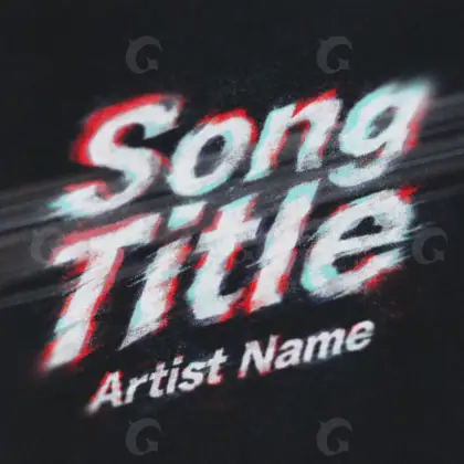 Music cover artwork “Black Lettering”: lettering, black and white tones