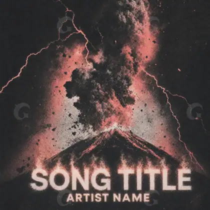 Обложка для альбома «Black Lettering»: типографика; палитра — чёрно-белая