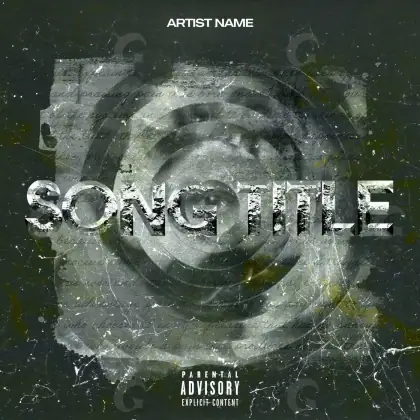 Music cover artwork “Black Lettering”: lettering, black and white tones