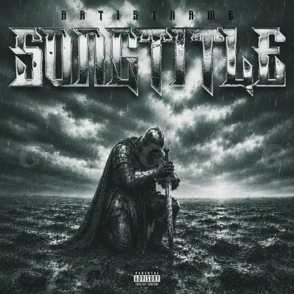 Portada para canción «Black Man»: hombre; color blanco y negro