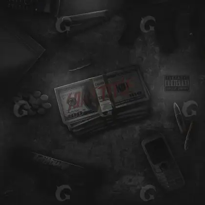 Готовая обложка для трека «Black Phone»: телефон; палитра — чёрно-белая