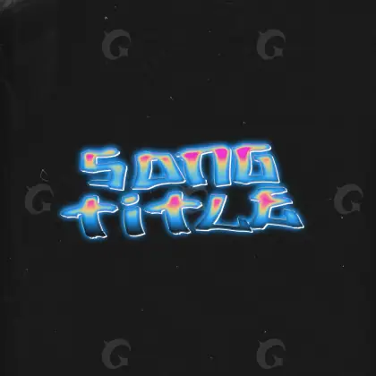 Music cover artwork “Black Star”: star, black and white tones