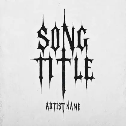 Album cover art “Black Sun”: sun, black and white tones