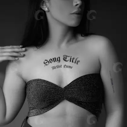 Music cover artwork “Black Woman”: woman, black and white tones